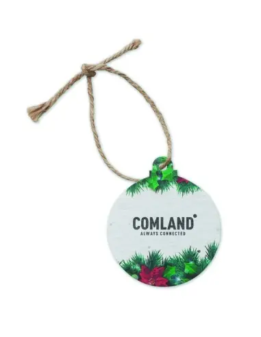 Adorno navideño papel semillas 7CX1515