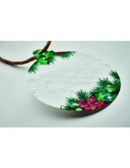 Adorno navideño papel semillas 7CX1515