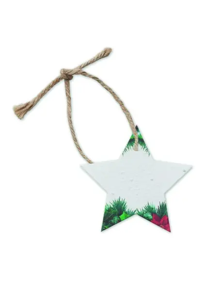 Adorno navideño papel semillas 7CX1516