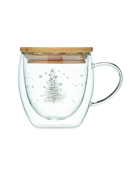 Taza borosilicato doble pared Ecológica Personalizada 7CX1524