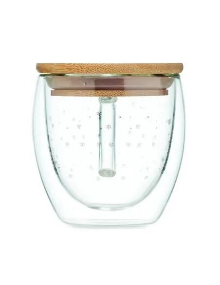 Taza borosilicato doble pared Ecológica Personalizada 7CX1524