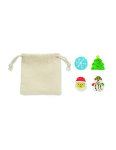 Juego 4 gomas forma Ecológico Personalizado 7CX1526