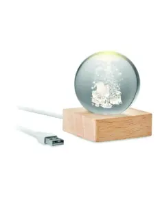 Bola de vidrio LED navideña 7CX1541