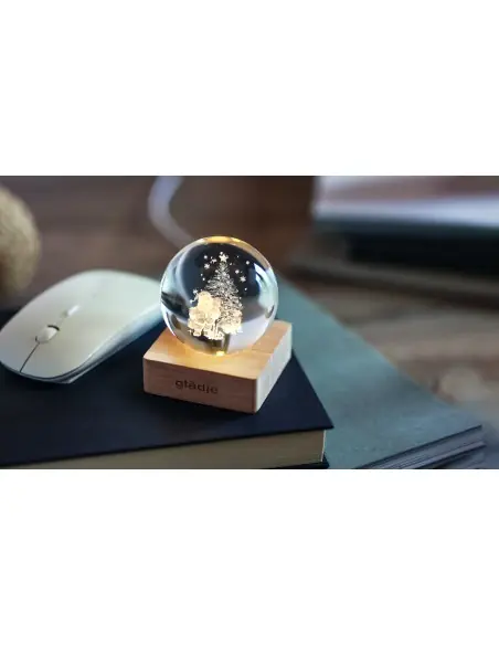 Bola de vidrio LED navideña 7CX1541