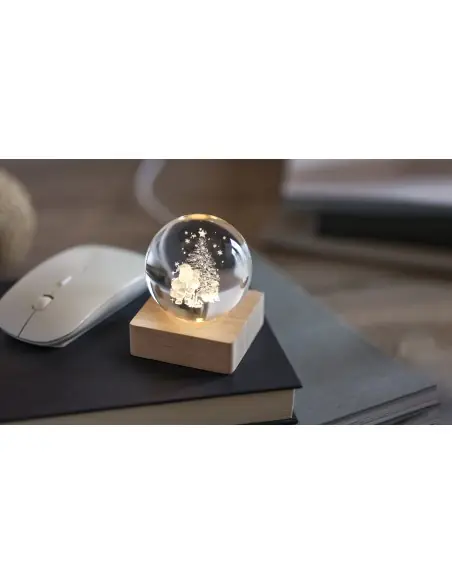 Bola de vidrio LED navideña 7CX1541