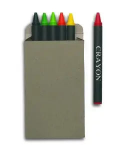 Estuche 6 lápices de cera 7IT2172