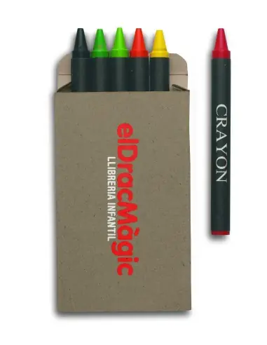 Estuche 6 lápices de cera Ecológica...