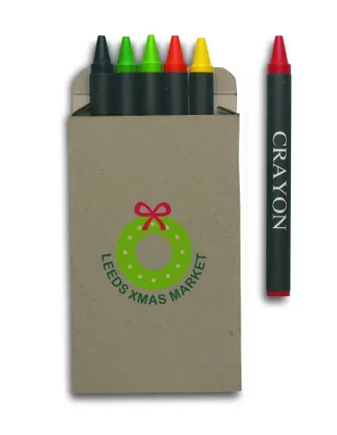 Estuche 6 lápices de cera Ecológica...