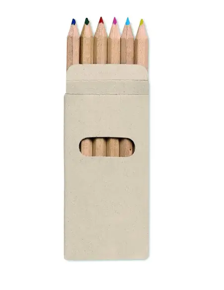 6 lápices de colores en caja 7KC2478