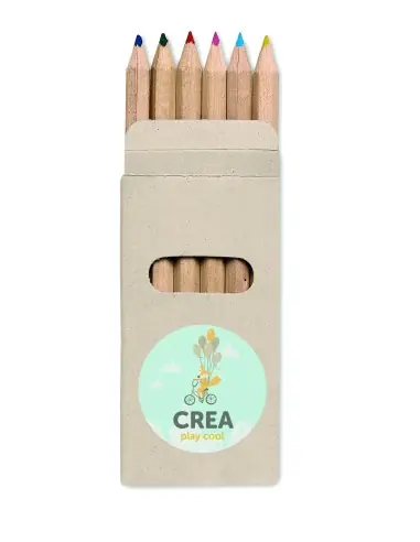 6 lápices de colores en caja 7KC2478