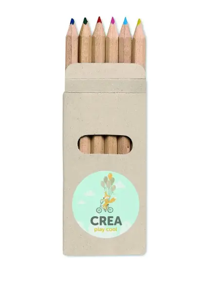 6 lápices de colores en caja 7KC2478