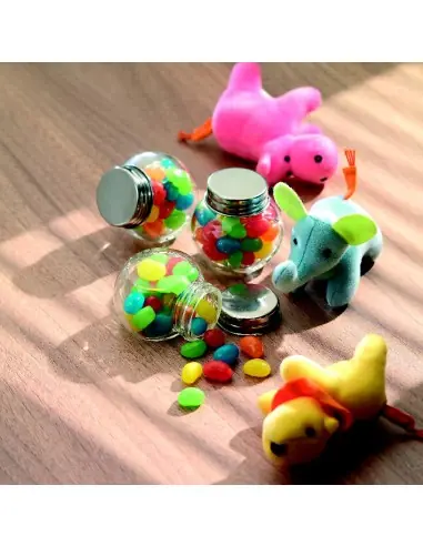 Bote de cristal con caramelos 7KC7103