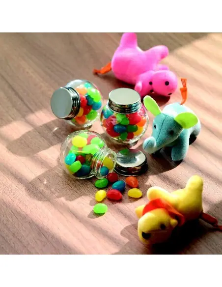 Bote de cristal con caramelos 7KC7103