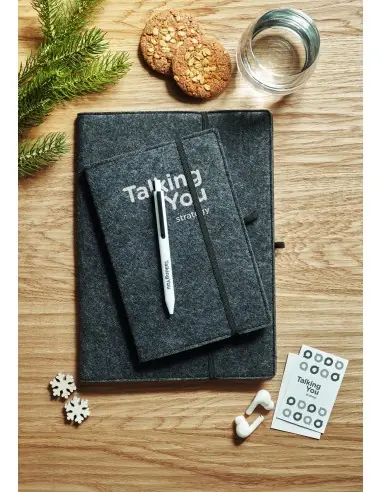 Libreta A5 RPET fieltro 7MO2093