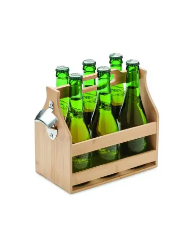 Caja de bambú para 6 cervezas 7MO2110