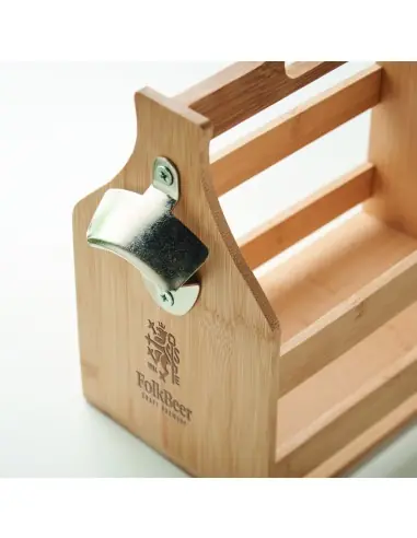 Caja de bambú para 6 cervezas 7MO2110