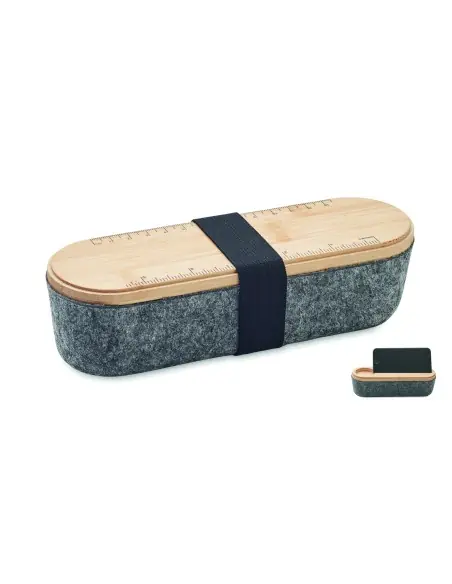 Estuche fieltro RPET con tapa 7MO2114