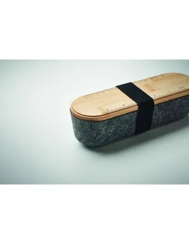 Estuche fieltro RPET con tapa 7MO2114