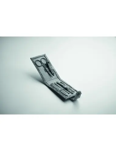 Set manicura 6 pc fieltro RPET 7MO2140