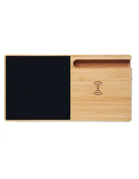 Cargador inalámbrico de bambú 7MO2154