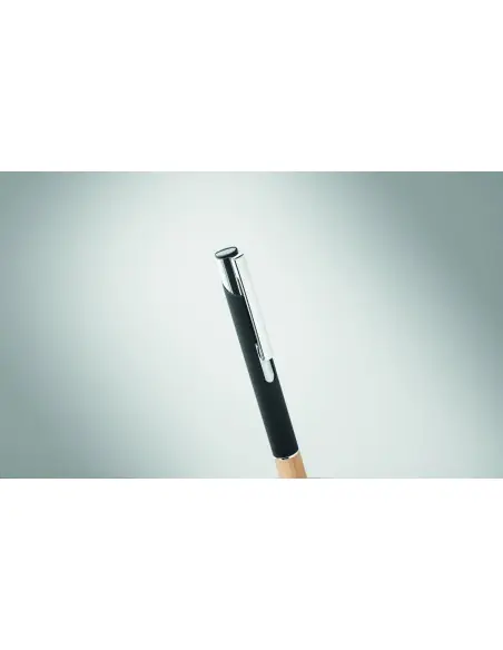 Bolígrafo aluminio con bambú 7MO2159