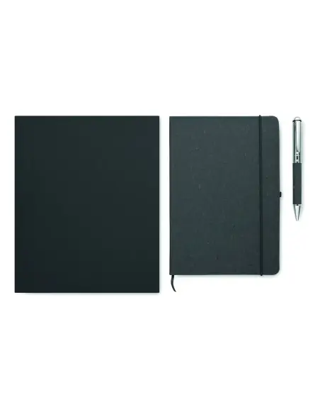 Set cuadernos piel reciclada 7MO2195