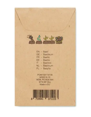 Sobre con semillas albahaca 7MO2216