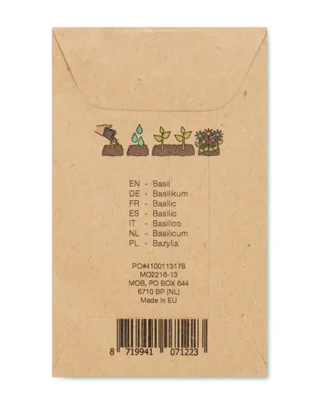Sobre con semillas albahaca 7MO2216