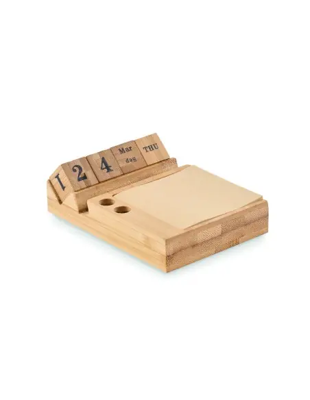 Calendario sobremesa de bambú 7MO2250
