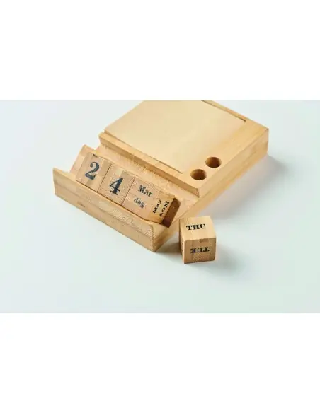 Calendario sobremesa de bambú 7MO2250