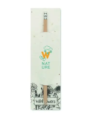 Lápiz madera envase semillas 7MO2257