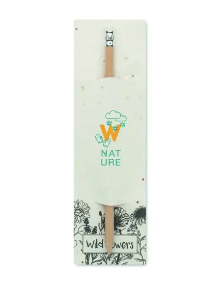 Lápiz madera envase semillas 7MO2257