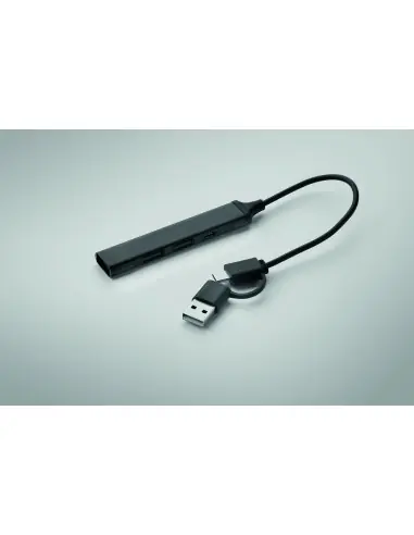 Hub  USB de 4 puertos 19 cm 7MO2294