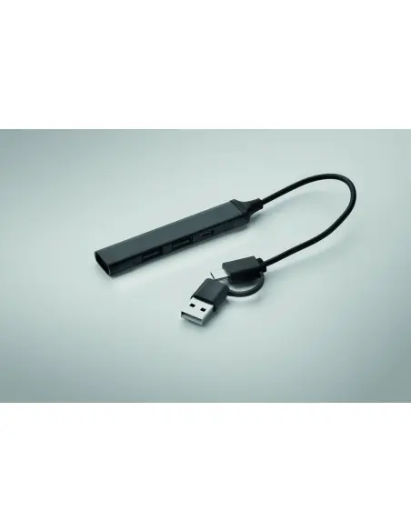 Hub  USB de 4 puertos 19 cm 7MO2294