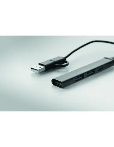 Hub  USB de 4 puertos 19 cm 7MO2294