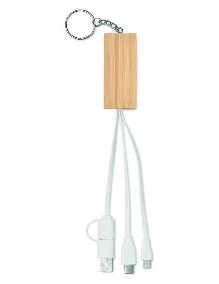 Llavero y soporte de bambú 7MO2295