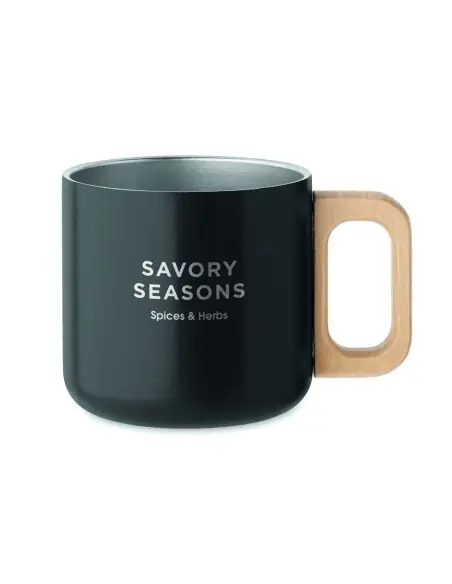 Taza de doble pared 350 ml Ecológica Personalizada 7MO2325