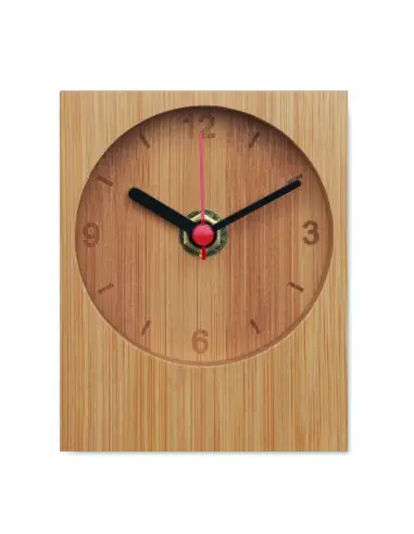 Reloj de sobremesa de bambú 7MO2353