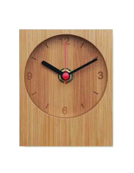 Reloj de sobremesa de bambú 7MO2353