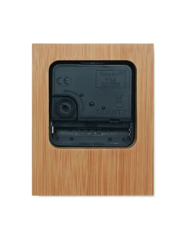 Reloj de sobremesa de bambú 7MO2353