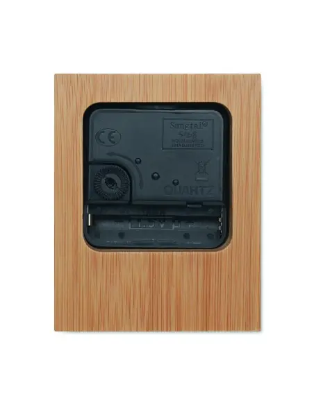 Reloj de sobremesa de bambú 7MO2353