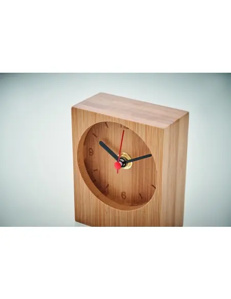 Reloj de sobremesa de bambú 7MO2353