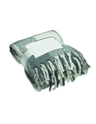 Manta de mohair a cuadros 7MO2382