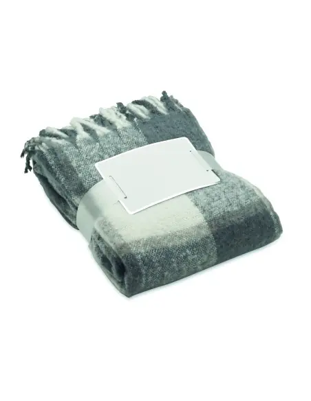 Manta de mohair a cuadros 7MO2382