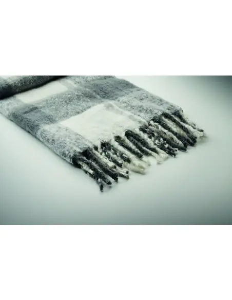 Manta de mohair a cuadros 7MO2382