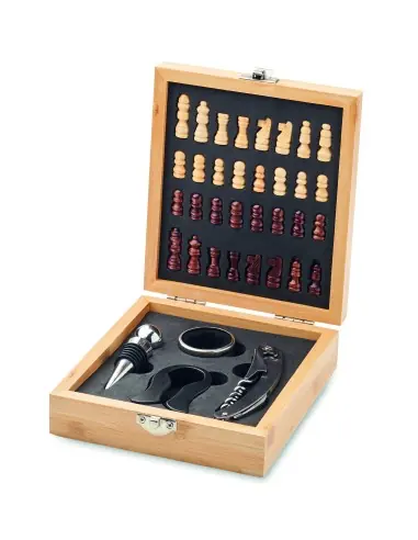 Tablero ajedrez juego de vino 7MO2393