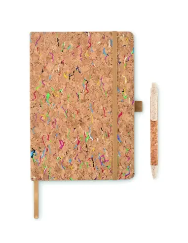 Cuaderno de color corcho A5 7MO2414