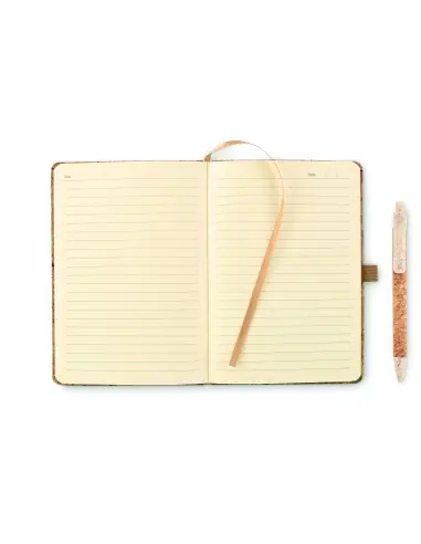 Cuaderno de color corcho A5 7MO2414