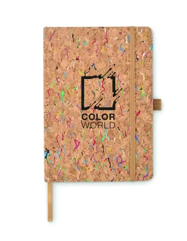 Cuaderno de color corcho A5 7MO2414