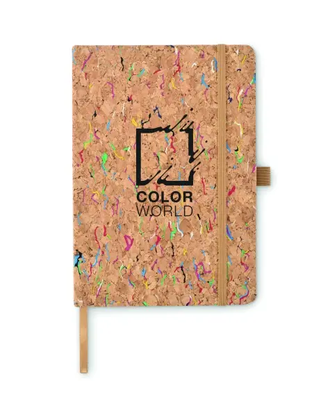 Cuaderno de color corcho A5 7MO2414